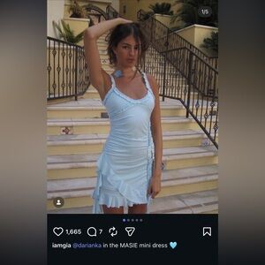 New I AM GIA Masie Blue mini dress